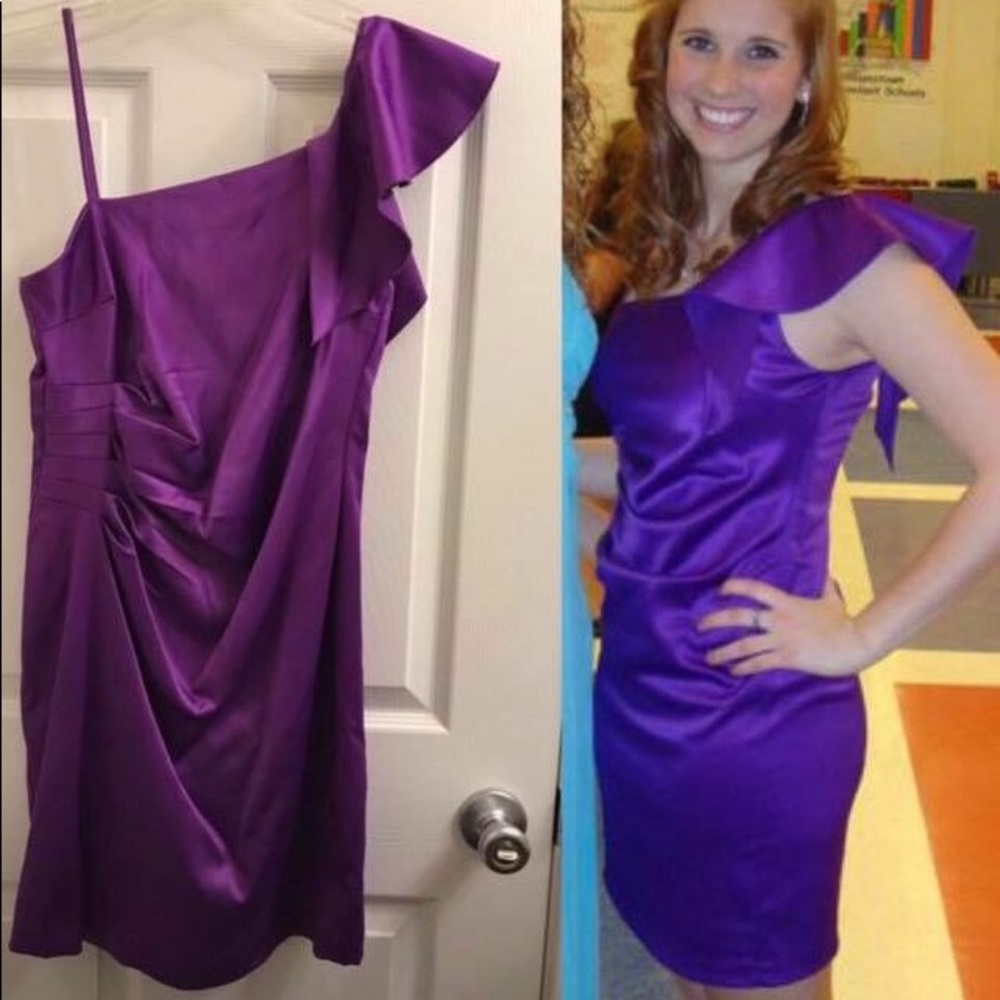 Purple Homecoming dress